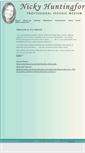Mobile Screenshot of nickyhuntingford.co.uk