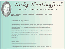 Tablet Screenshot of nickyhuntingford.co.uk